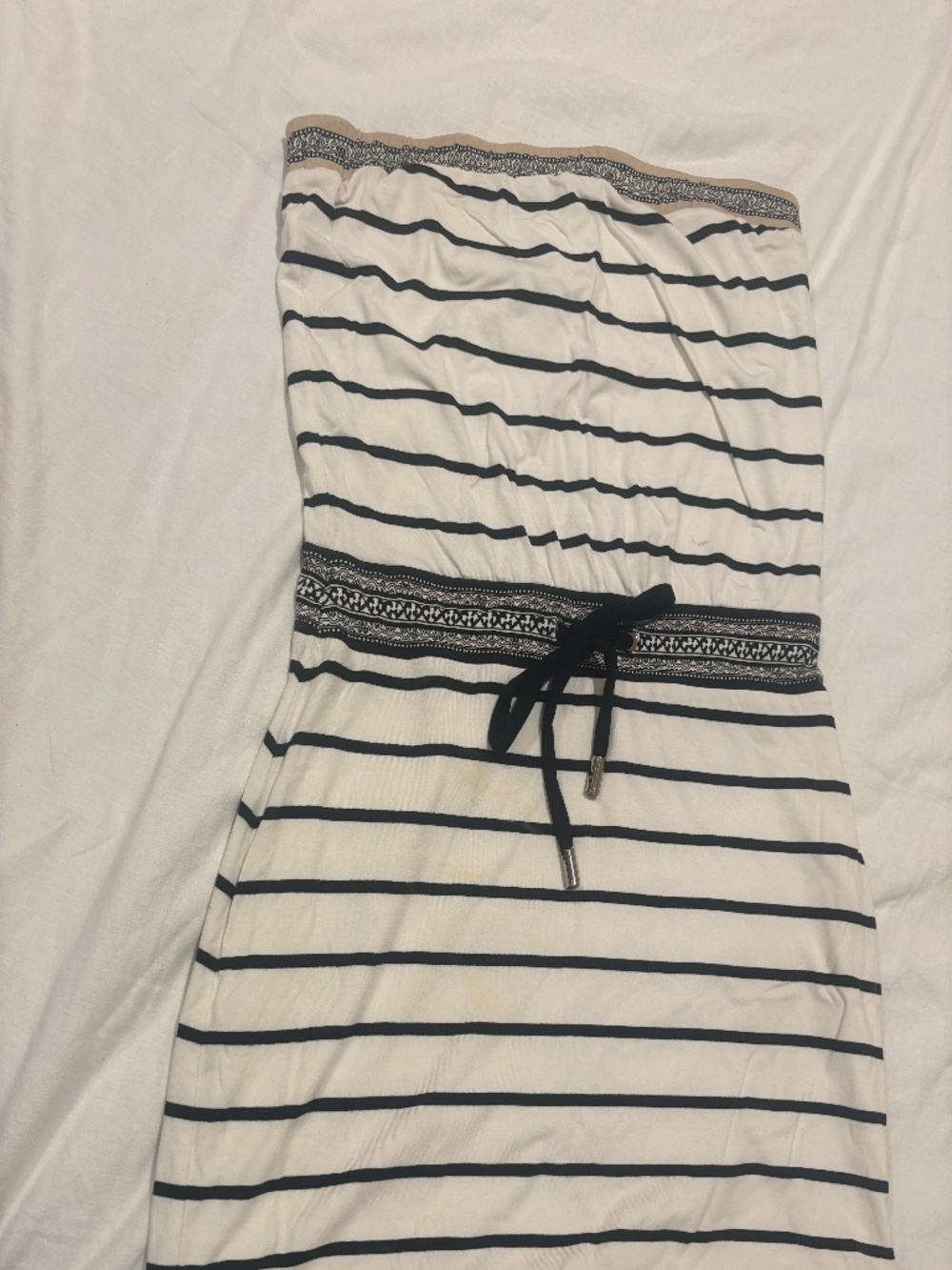 strapless casual dress